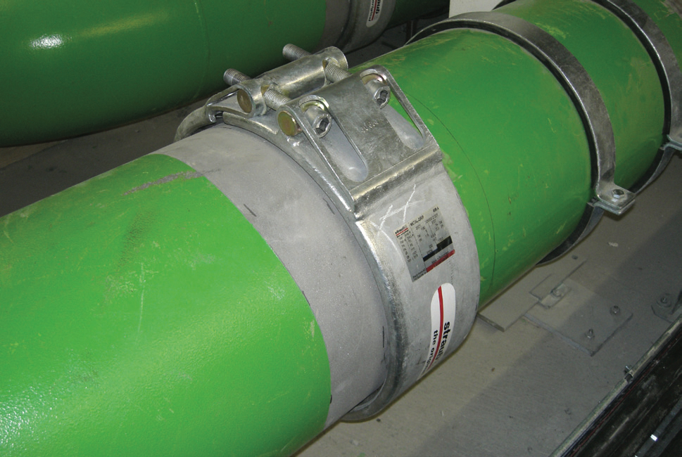 Охлаждающий трубопровод испытательной установки двигателя с рабочим давлением 6 бар и температурой до 60 ° C
