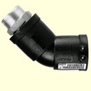 FRIAFIT® переходник-отвод для соединения труб ПЭ-ВП/латунь, типа WUN45º
